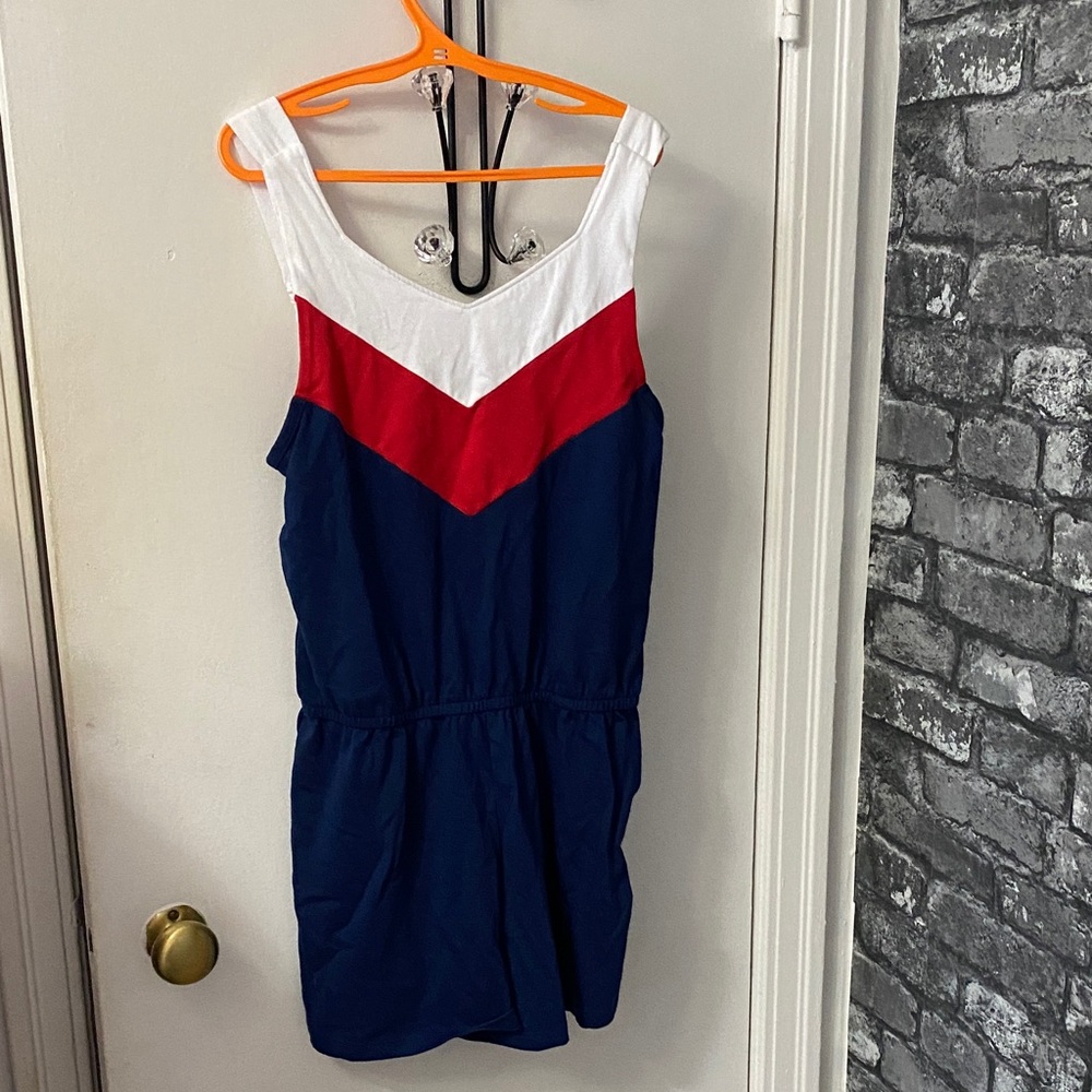 Tommy Hilfiger Kids One Piece - Red, White, and Blue XL